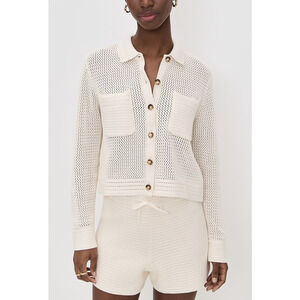 La‎ Ligne Cream Knit Jacket